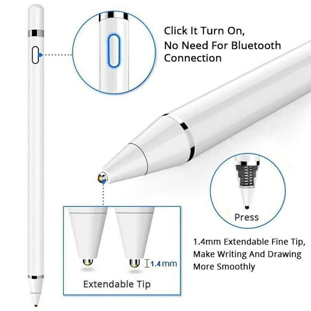 1St Generation Pencil Generic Stylus Pen for Apple Ipad Iphone and Phones Tablet US